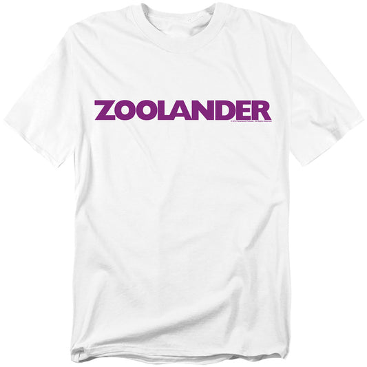 Zoolander - Logo - Short Sleeve Adult 18/1 - White T-shirt