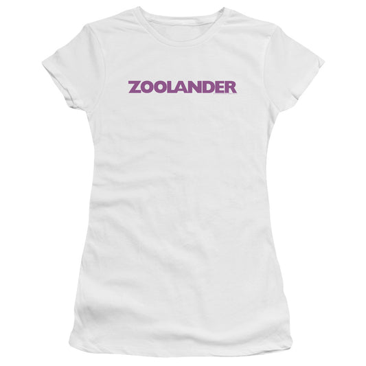 Zoolander - Logo - Short Sleeve Junior Sheer - White T-shirt