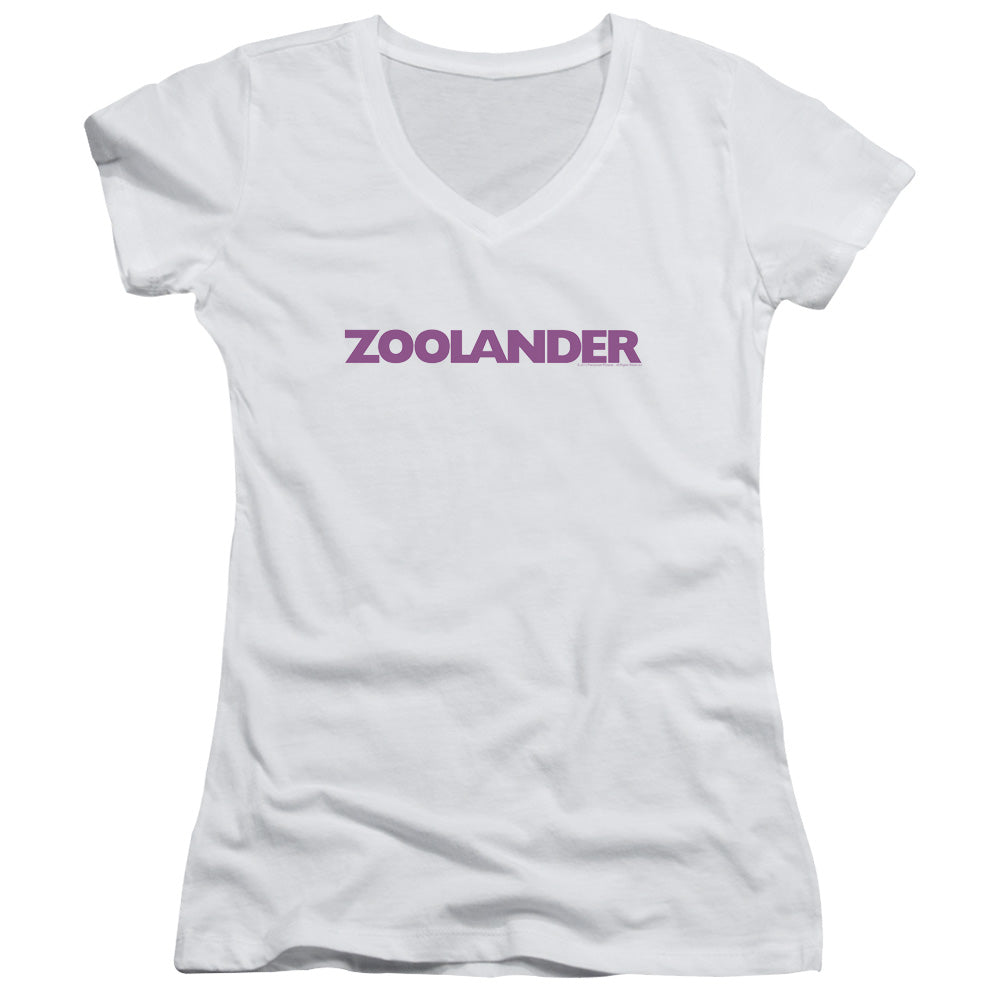 Zoolander - Logo - Junior V-neck - White