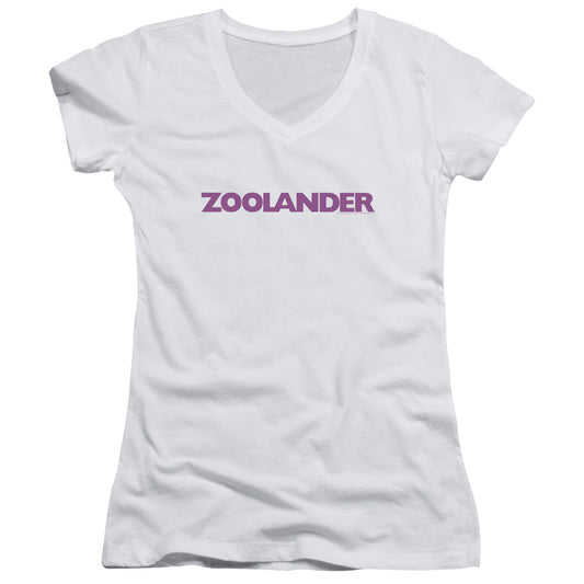 Zoolander - Logo - Junior V-neck - White