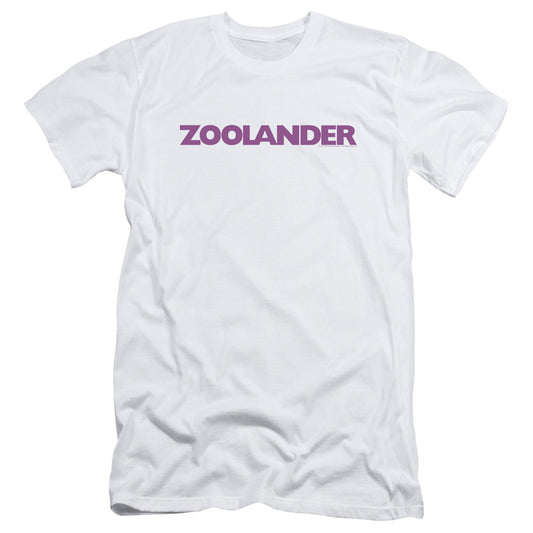 Zoolander - Logo - Short Sleeve Adult 30/1 - White T-shirt