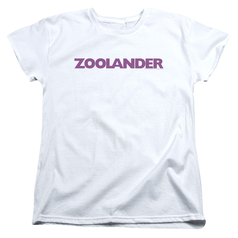 Zoolander - Logo - Short Sleeve Womens Tee - White T-shirt