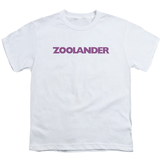 Zoolander - Logo - Short Sleeve Youth 18/1 - White T-shirt