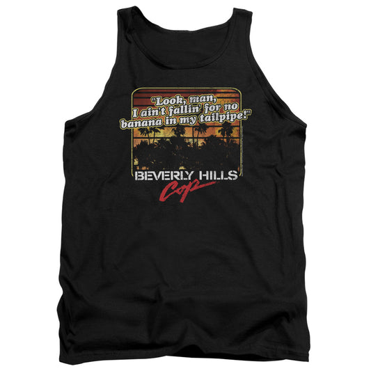 Beverly Hills Cop - Banana In My Tailpipe - Adult Tank - Black