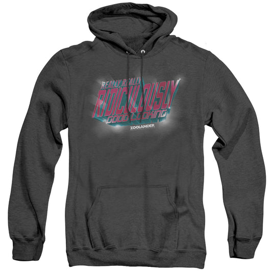 Zoolander - Ridiculously Good Looking - Adult Heather Hoodie - Black