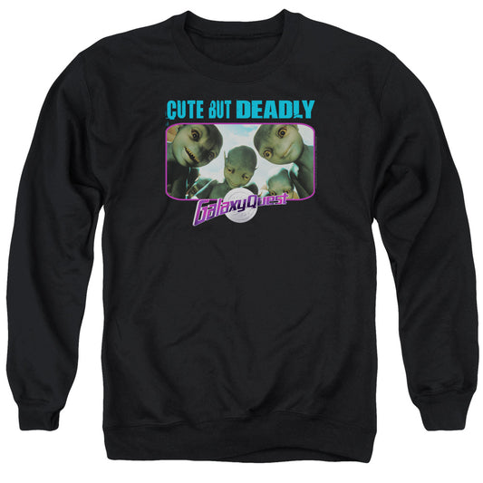 Galaxy Quest - Cute But Deadly - Adult Crewneck Sweatshirt - Black