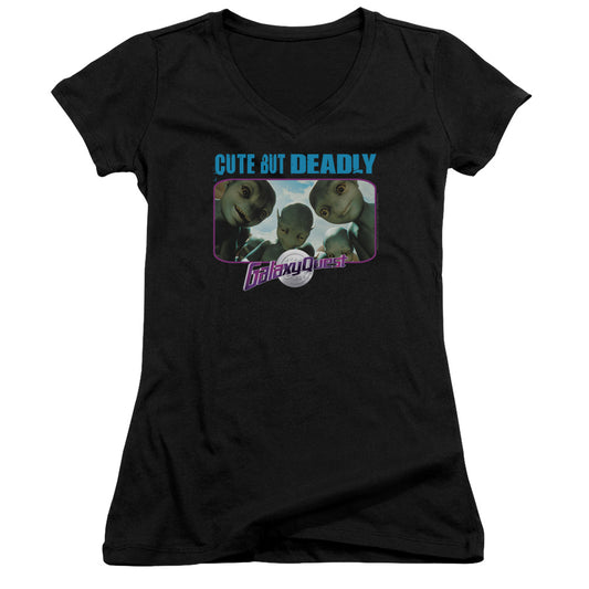 Galaxy Quest - Cute But Deadly - Junior V-neck - Black