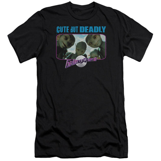 Galaxy Quest - Cute But Deadly-premuim Canvas Adult Slim Fit 30/1 - Black