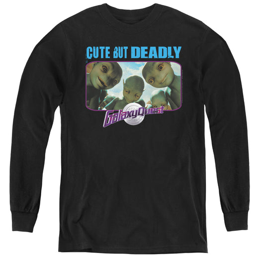 Galaxy Quest Cute But Deadly - Youth Long Sleeve Tee - Black