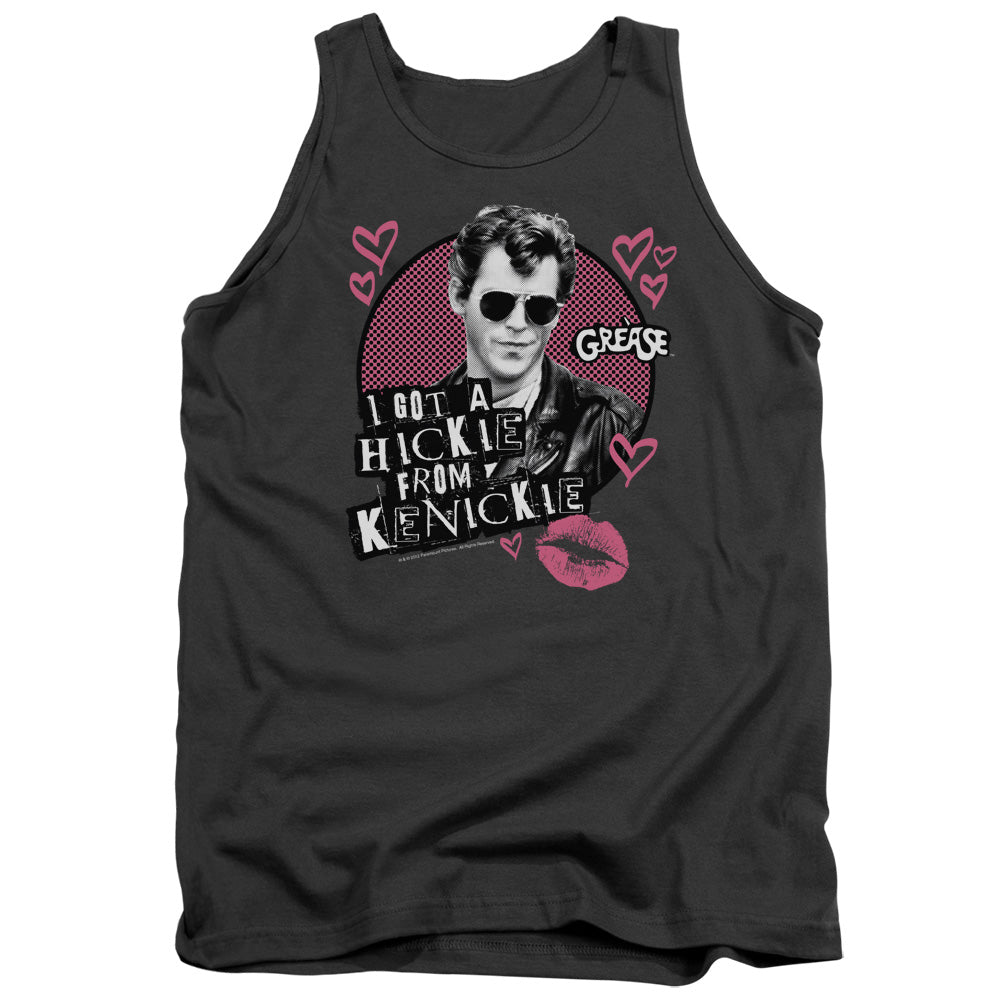 Grease - Kenickie - Adult Tank - Charcoal