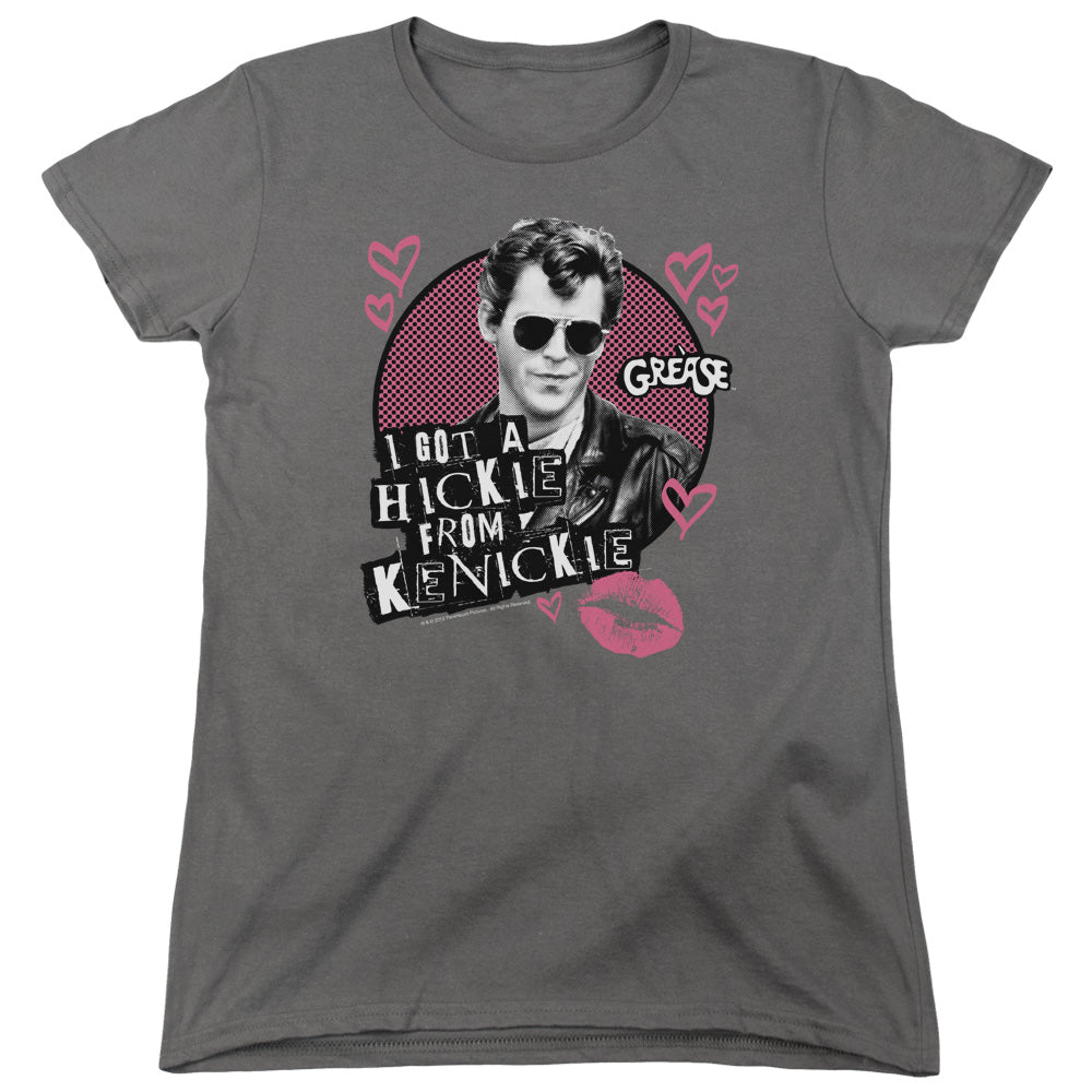 Grease - Kenickie - Short Sleeve Womens Tee - Charcoal T-shirt