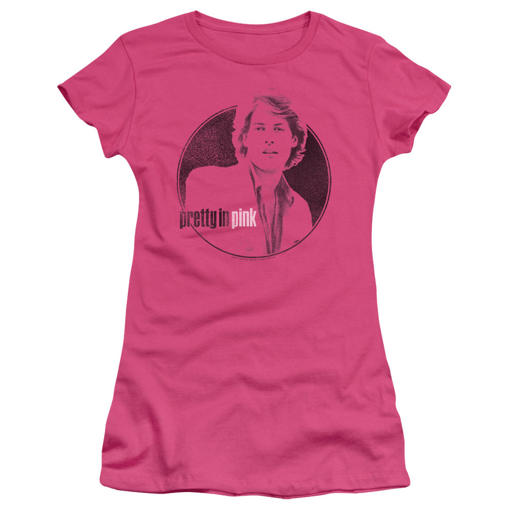 PRETTY IN PINK STEFF - S/S JUNIOR SHEER - HOT PINK T-Shirt