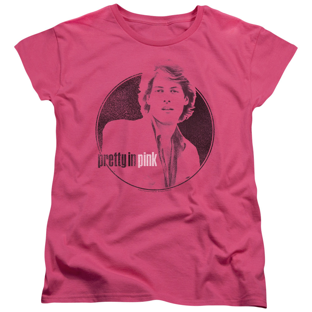 Pretty In Pink - Steff - Short Sleeve Womens Tee - Hot Pink T-shirt