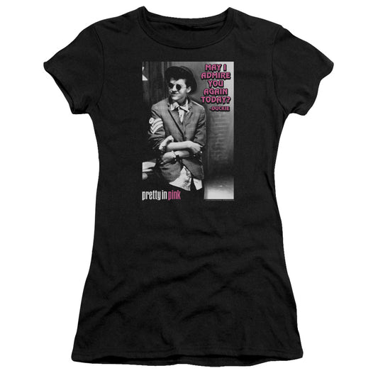 Pretty In Pink - Admire - Short Sleeve Junior Sheer - Black T-shirt