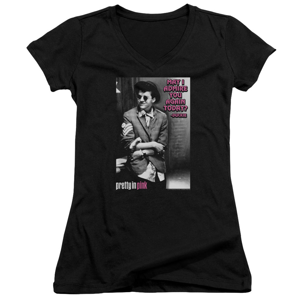 Pretty In Pink - Admire - Junior V-neck - Black