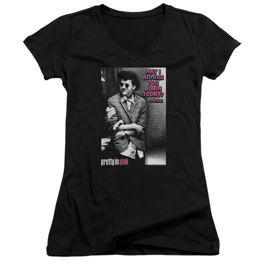 Pretty In Pink - Admire - Junior V-neck - Black