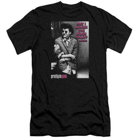 Pretty In Pink - Admire-premuim Canvas Adult Slim Fit 30/1 - Black