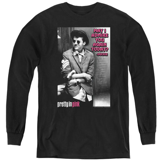 Pretty In Pink - Admire - Youth Long Sleeve Tee - Black