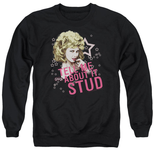 Grease - Tell Me About It Stud - Adult Crewneck Sweatshirt - Black