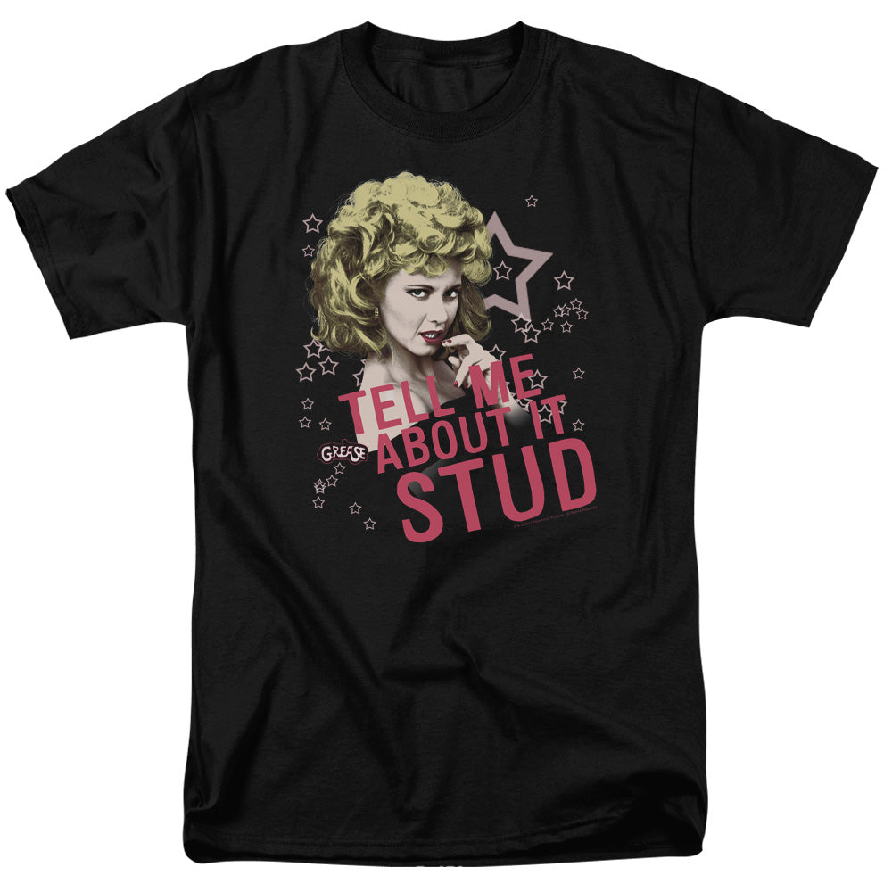 Grease - Tell Me About It Stud - Short Sleeve Adult 18/1 - Black T-shirt