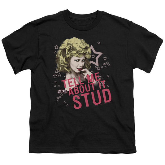 Grease - Tell Me About It Stud - Short Sleeve Youth 18/1 - Black T-shirt