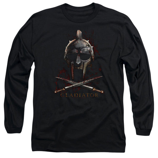 Gladiator - Helmet - Long Sleeve Adult 18/1 - Black T-shirt