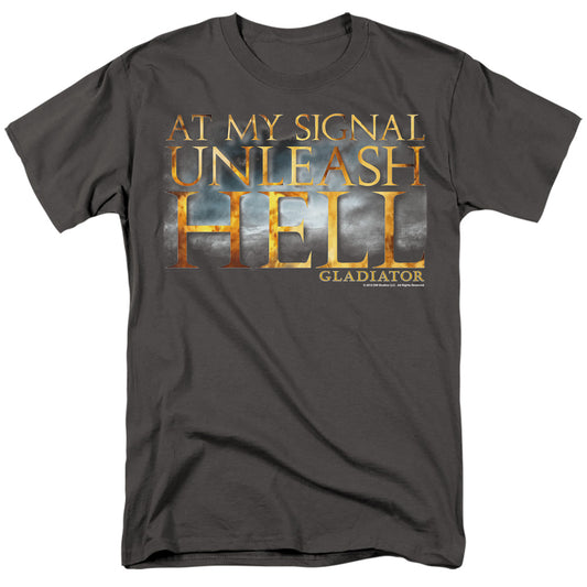 Gladiator - Unleash Hell - Short Sleeve Adult 18/1 - Black T-shirt
