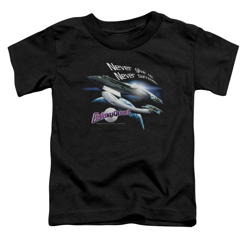 Galaxy Quest - Never Surrender - Short Sleeve Toddler Tee - Black T-shirt