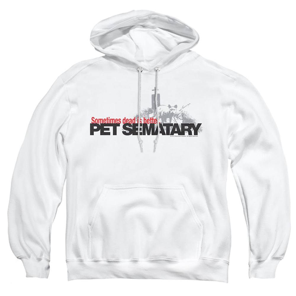 Pet Sematary - Logo - Adult Pull-over Hoodie - White