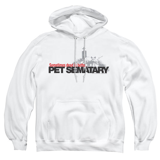 Pet Sematary - Logo - Adult Pull-over Hoodie - White