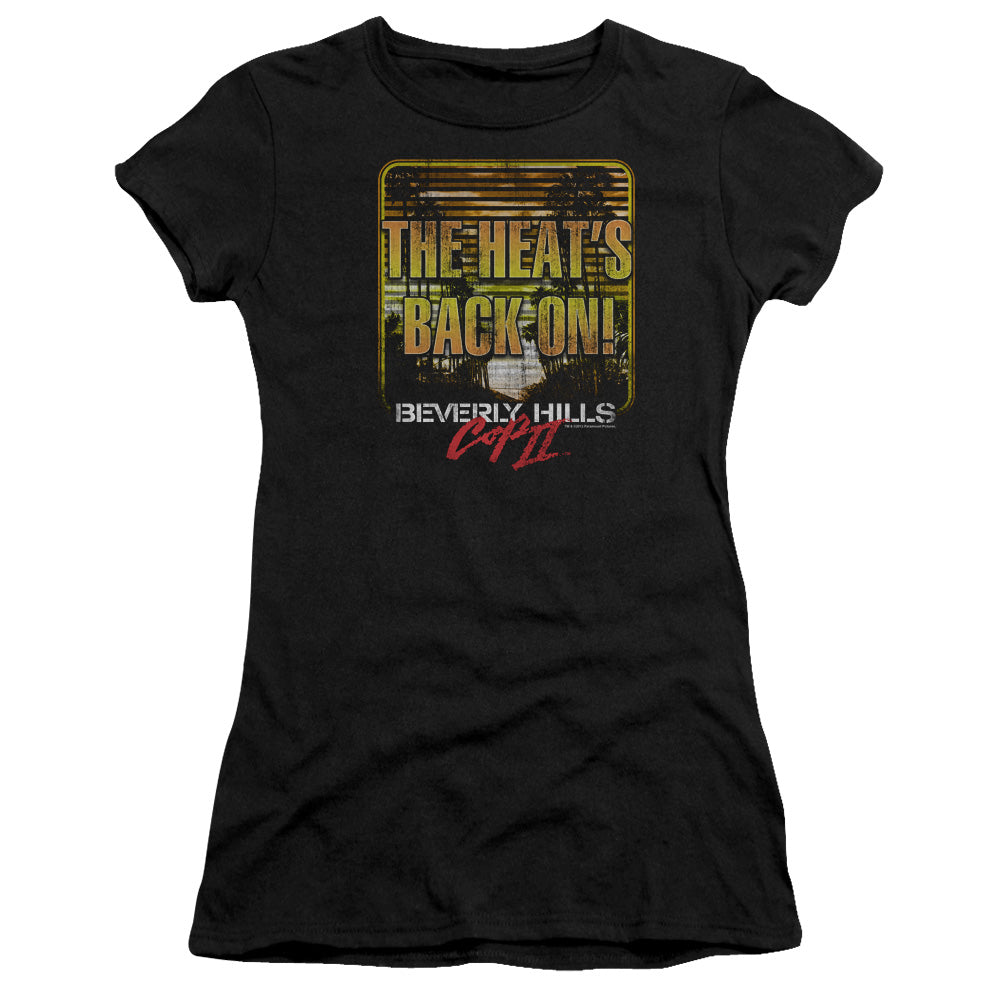 Bhc Ii - The Heats Back On - Short Sleeve Junior Sheer - Black T-shirt
