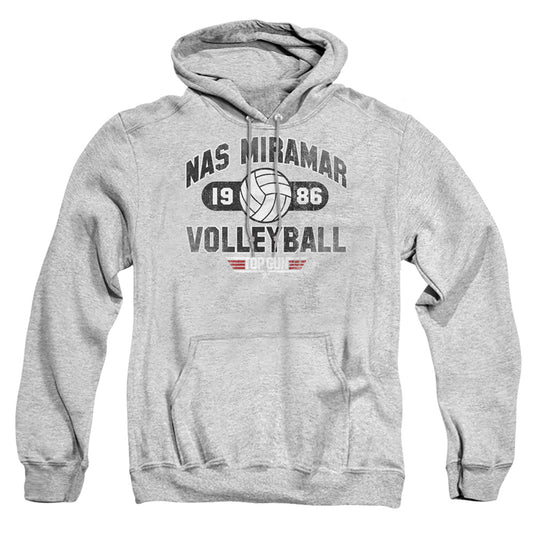 Top Gun - Nas Miramar Volleyball - Adult Pull-over Hoodie - Athletic Heather