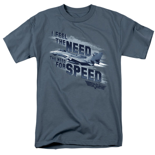 Top Gun - Need For Speed - Short Sleeve Adult 18/1 - Slate T-shirt