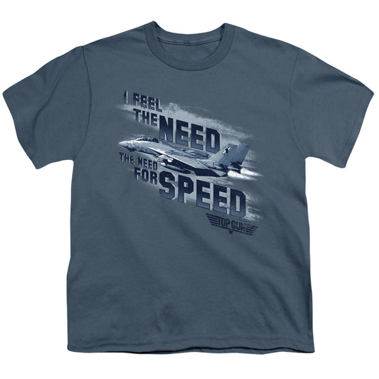 Top Gun - Need For Speed - Short Sleeve Youth 18/1 - Slate T-shirt
