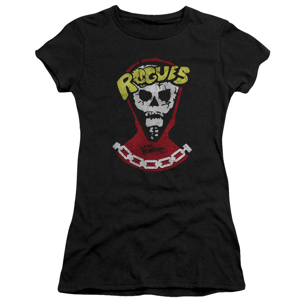 Warriors - The Rogues - Short Sleeve Junior Sheer - Black T-shirt