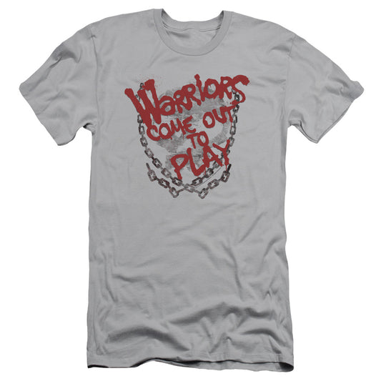 Warriors - Come Out And Play - Short Sleeve Adult 30/1 - Silver T-shirt