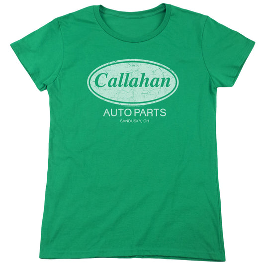 Tommy Boy - Callahan Auto - Short Sleeve Womens Tee - Kelly Green T-shirt