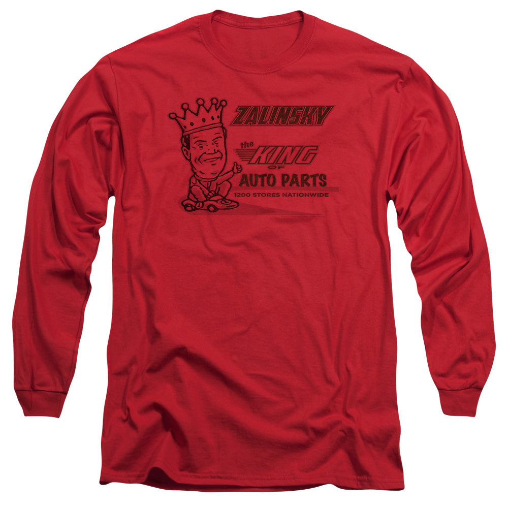 Tommy Boy - Zalinsky Auto - Long Sleeve Adult 18/1 - Red T-shirt