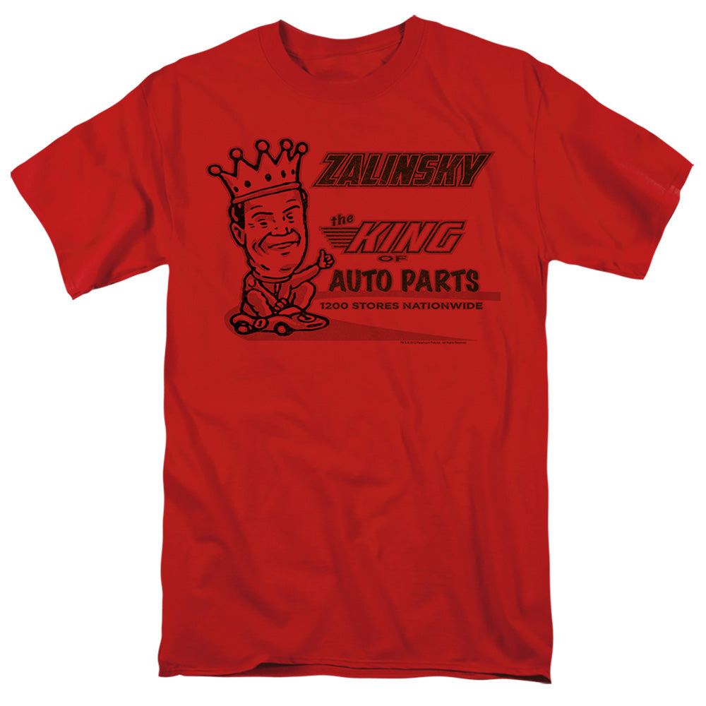 Tommy Boy - Zalinsky Auto - Short Sleeve Adult 18/1 - Red T-shirt