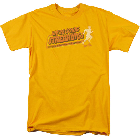 OLD SCHOO TREAKING - S/S ADULT 18/1 - GOLD T-Shirt