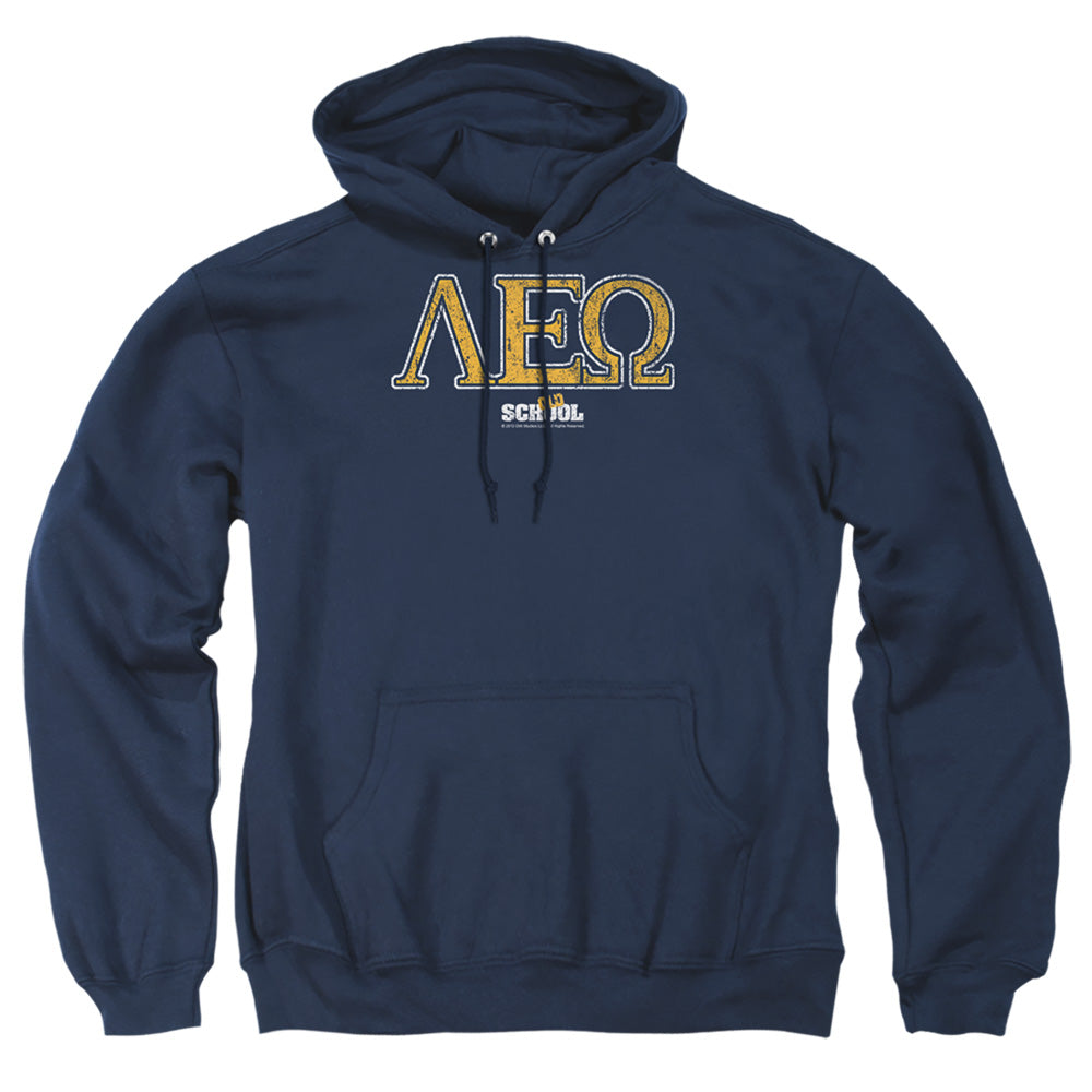 Old School - Leo - Adult Pull-over Hoodie - Navy