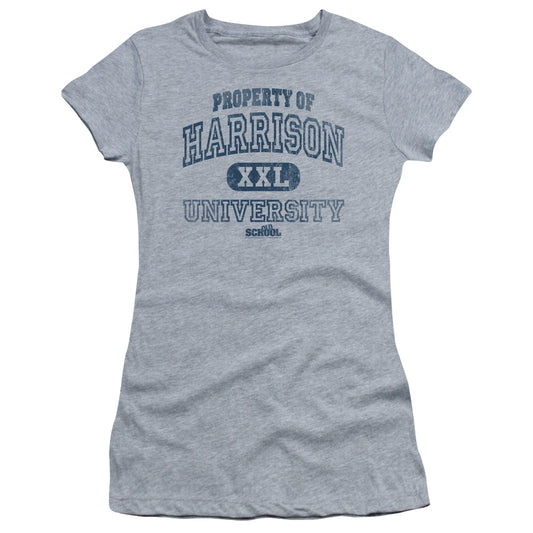 Old School - Property Of Harrison - Short Sleeve Junior Sheer - Athletic Heather T-shirt