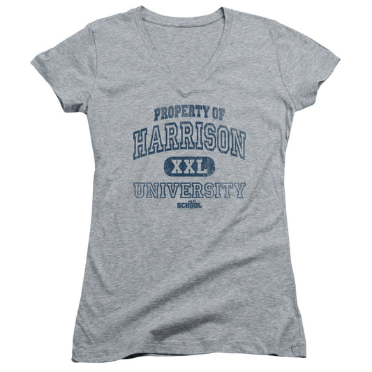 Old School - Property Of Harrison - Junior V-neck - Athletic Heather