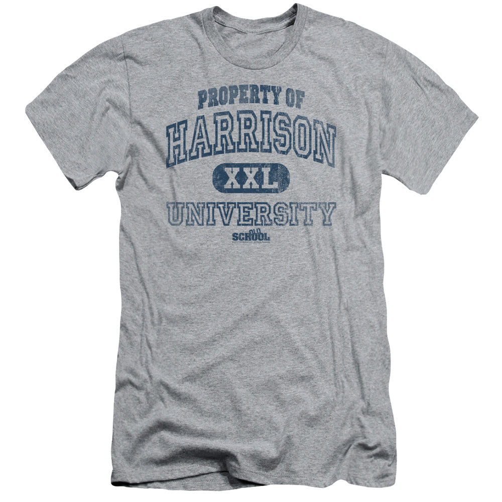 Old School - Property Of Harrison - Short Sleeve Adult 30/1 - Athletic Heather T-shirt