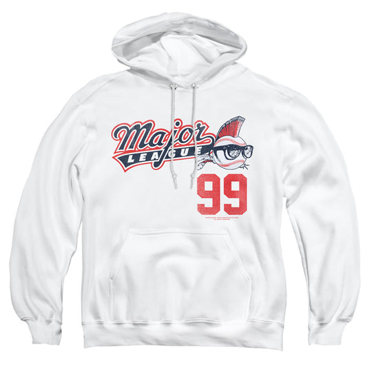 Major League - 99 - Adult Pull-over Hoodie - White