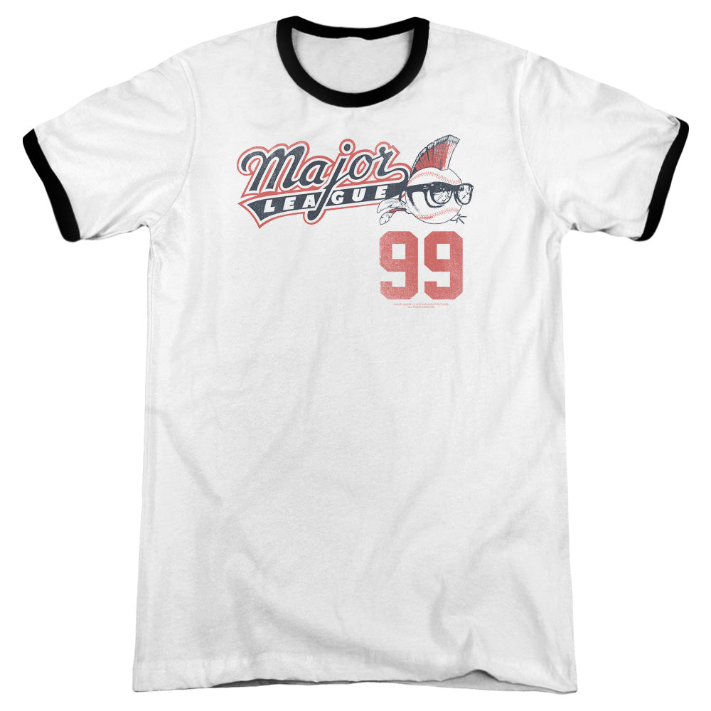 Major League - 99 - Adult Ringer - White/black