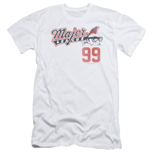 Major League - 99 - Short Sleeve Adult 30/1 - White T-shirt