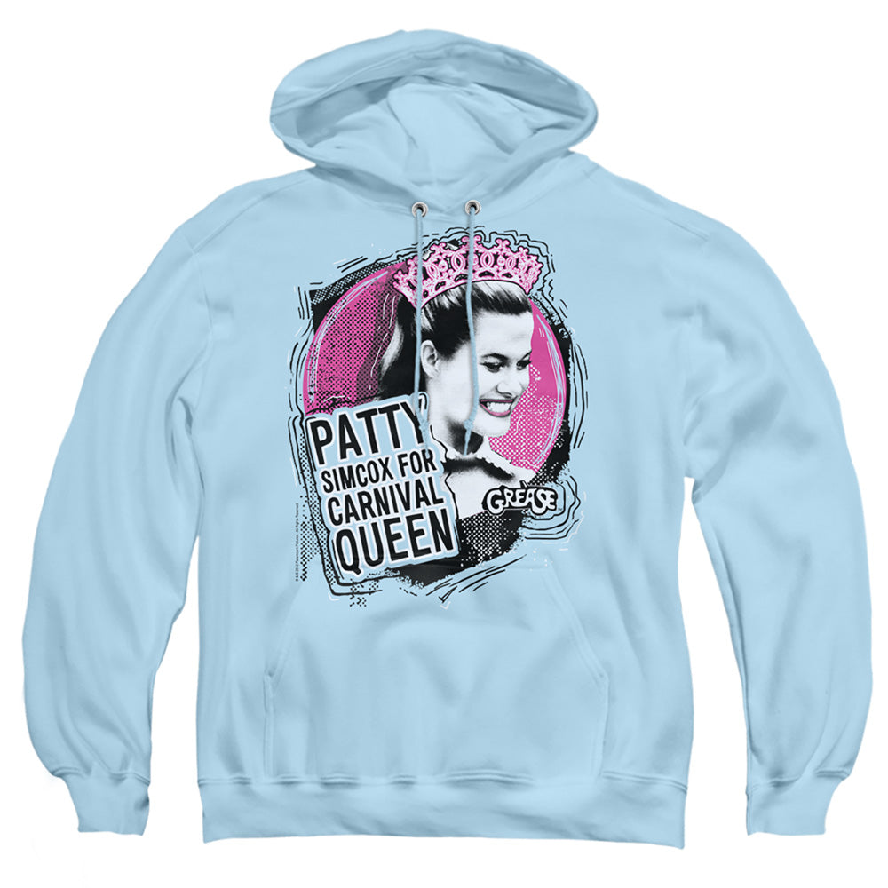 Grease - Carnival Queen - Adult Pull-over Hoodie - Light Blue