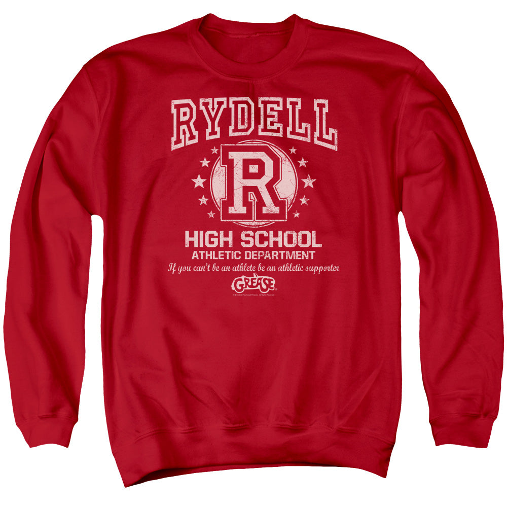 Grease - Rydell High - Adult Crewneck Sweatshirt - Red