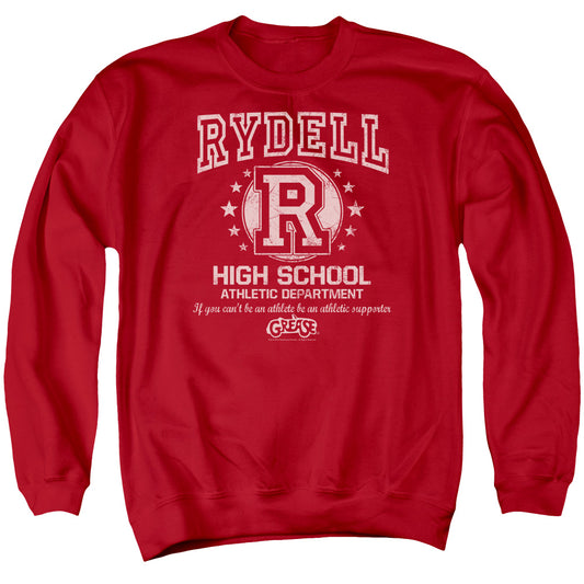 Grease - Rydell High - Adult Crewneck Sweatshirt - Red